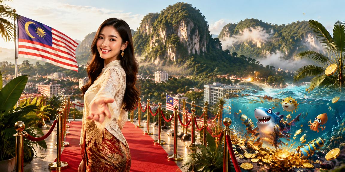 Permainan tembak ikan gaya Melayu di Ipoh
